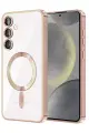 Newface Samsung Galaxy A56 Kross Magneticsafe Kapak - Rose