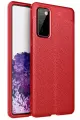 Newface Samsung Galaxy S20 FE Kılıf Auto Focus Kapak - Kırmızı