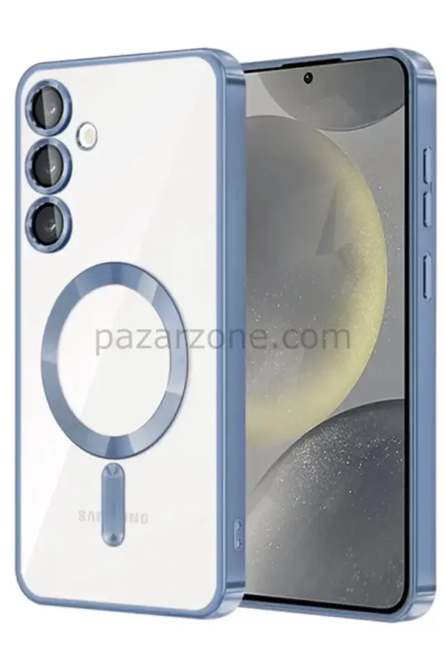 Newface Samsung Galaxy A56 Kross Magneticsafe Kapak - Sierra Blue