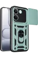 Newface Xiaomi Poco X8 Pro Pars Lens Yüzüklü Silikon - Yeşil