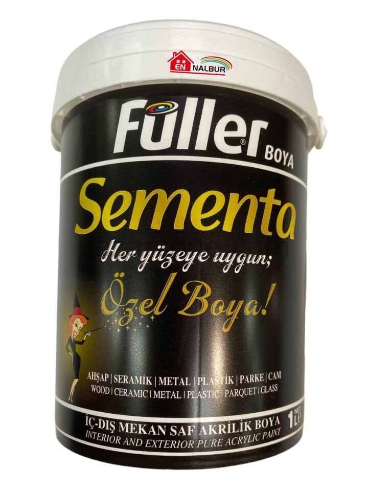 Sementa Özel Su Bazlı Saf Akrilik Boya 1 Litre Kızıl Kum