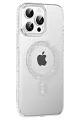 Joko Apple iPhone 14 Pro Max Move Taşlı Magsafe Kapak - Gümüş