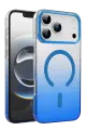 Newface Apple iPhone 17 Pro Glossy Magsafe Kapak - Mavi