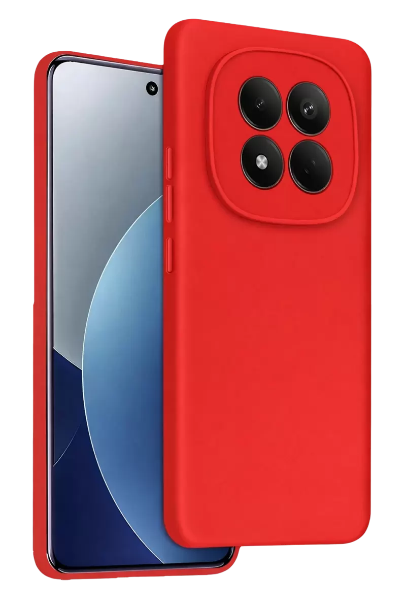 Newface Xiaomi Redmi Note 15 Pro 4G First Silikon - Kırmızı