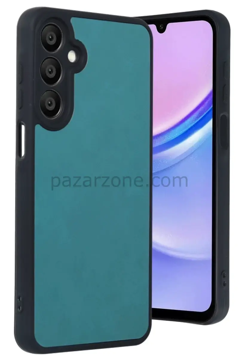 Newface Samsung Galaxy A56 Kılıf Aras Deri Kapak - Açık Yeşil