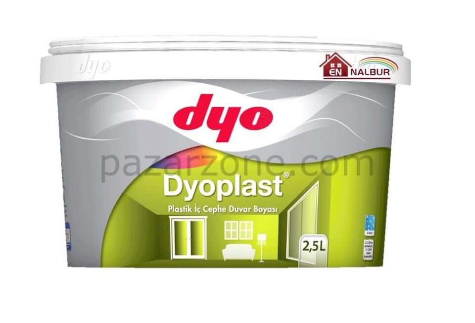 Dyo Dyoplast Plastik İç Cephe Boyası 2,5 Litre Siyah