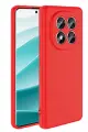 Newface Xiaomi Redmi Note 14 Pro 4G Kılıf First Silikon - Kırmızı