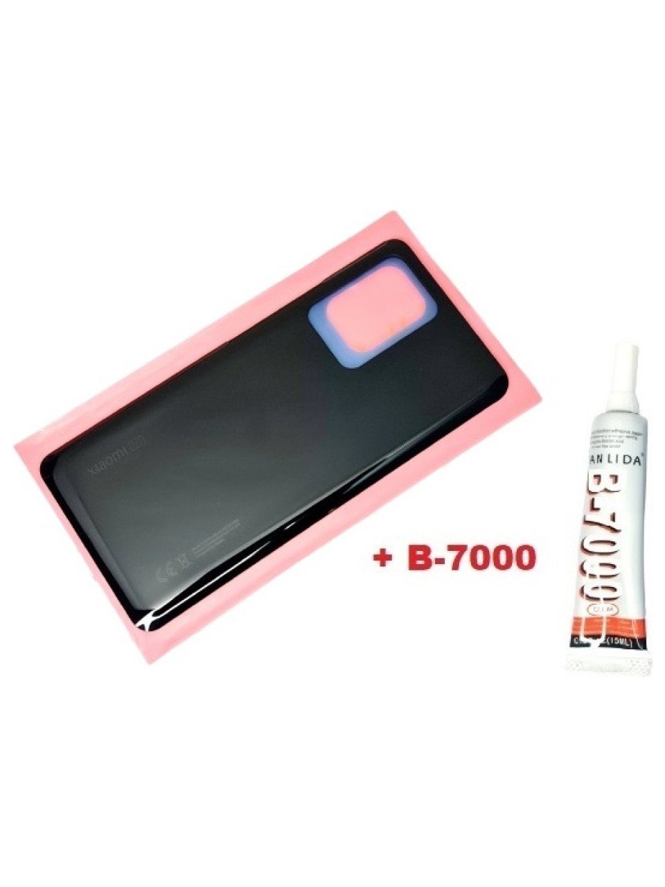 Mi 11T - Mi 11T Pro Arka Pil Kapağı Siyah (B7000 1