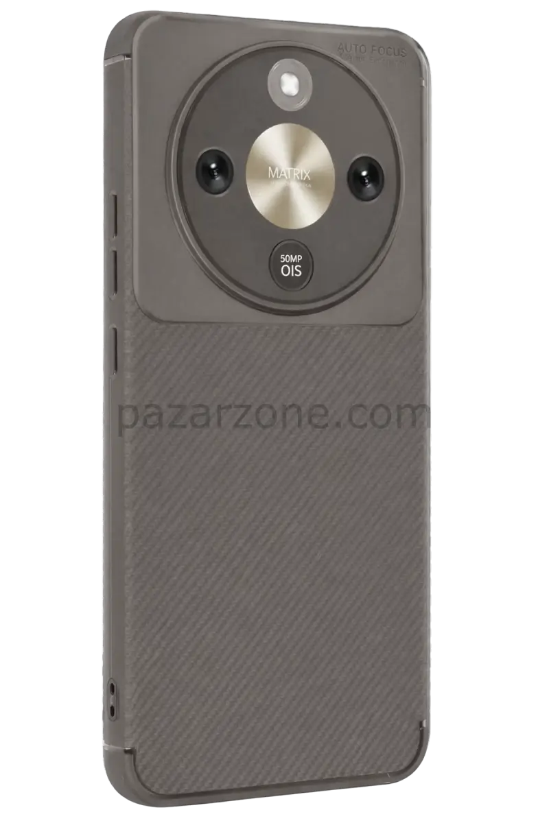 Newface Huawei Honor Magic 8 Lite Auto Focus Karbon Kapak - Gri