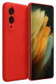 Newface Samsung Galaxy S25 Edge First Silikon - Kırmızı
