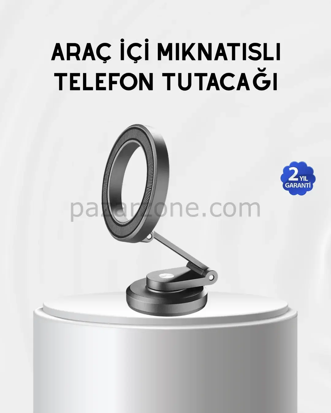 Manyetik Katlanabilir Araç Telefon Tutucu – MagSafe Uyumlu, 360° Ayarlanabilir, Güçlü Mıknatıs