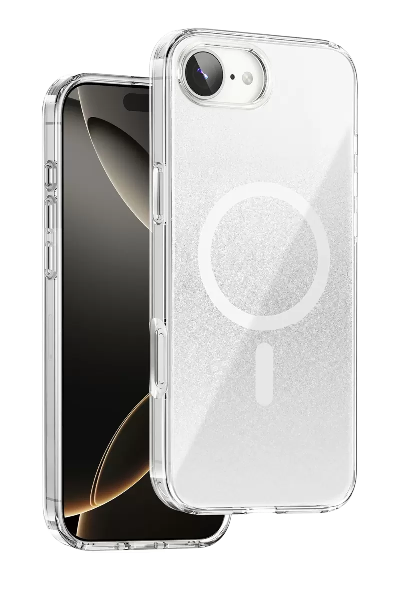 Onegif Apple iPhone 17E Sora Simli Magsafe Kapak - Beyaz