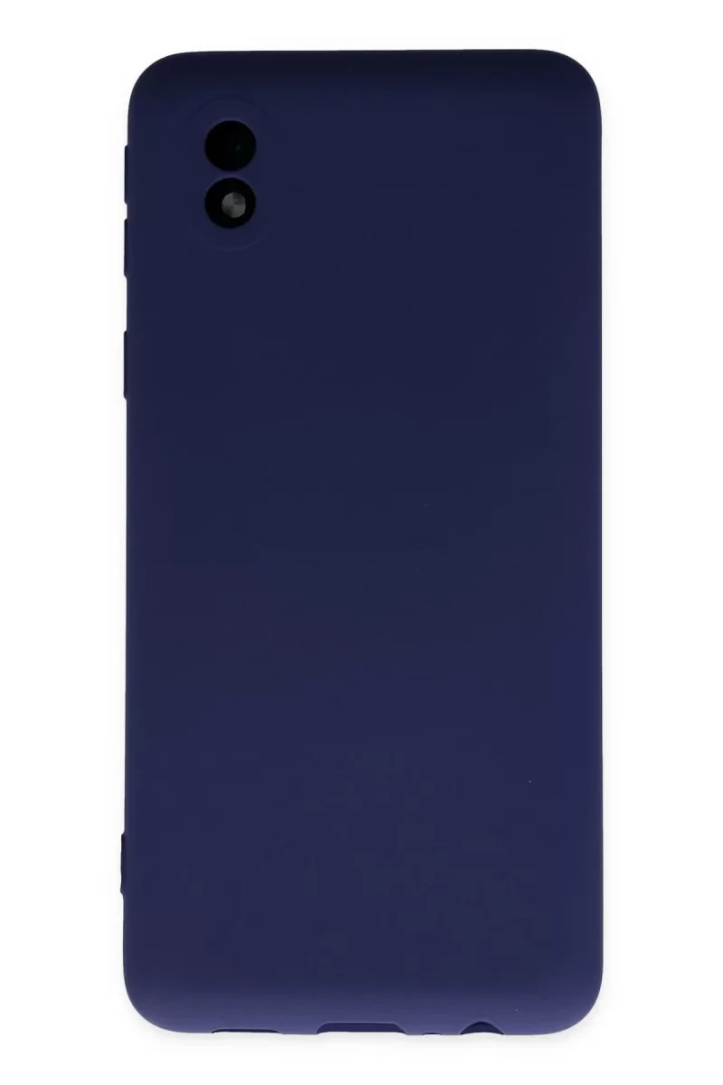 Newface Samsung Galaxy A01 Core Kılıf Nano içi Kadife Silikon - Lacivert