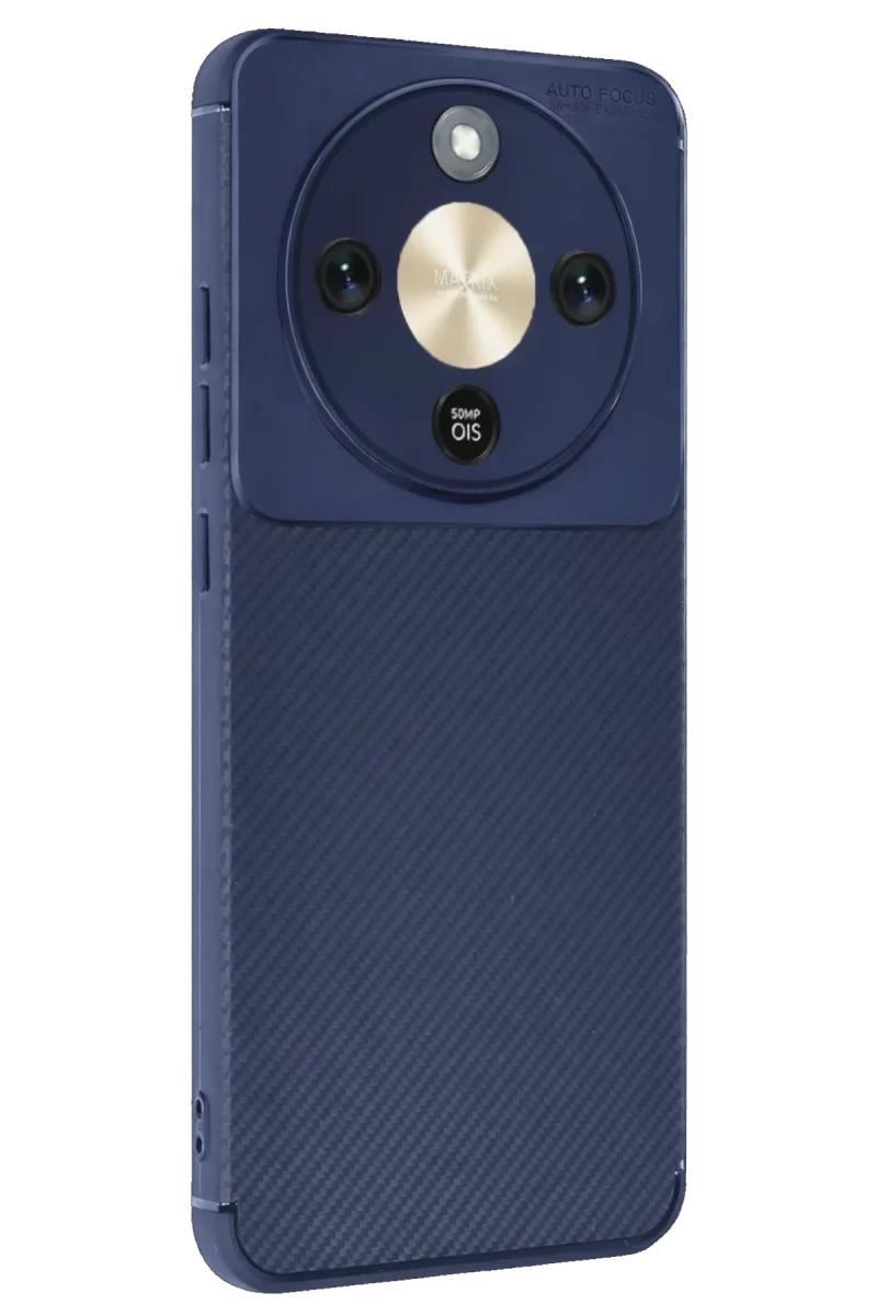 Newface Huawei Honor Magic 8 Lite Auto Focus Karbon Kapak - Lacivert
