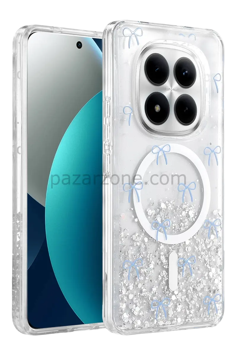 Onegif Xiaomi Redmi Note 15 Pro 4G Misk Simli Magsafe Kapak - Desen 3