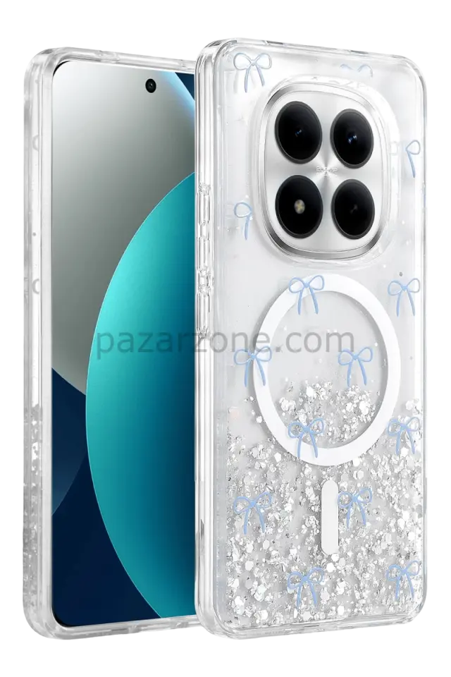 Onegif Xiaomi Redmi Note 15 Pro 4G Misk Simli Magsafe Kapak - Desen 3