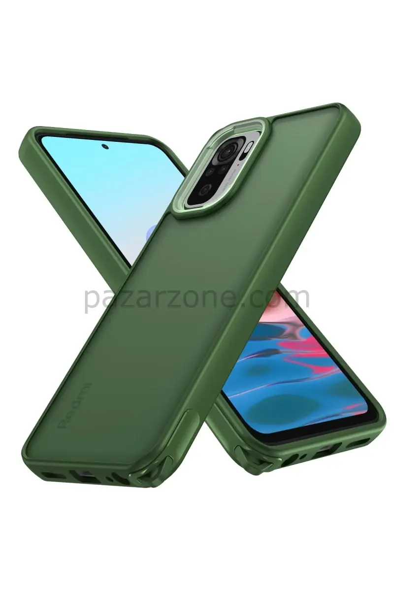Newface Xiaomi Redmi Note 10 Pro Kılıf Elegant Kapak - Yeşil