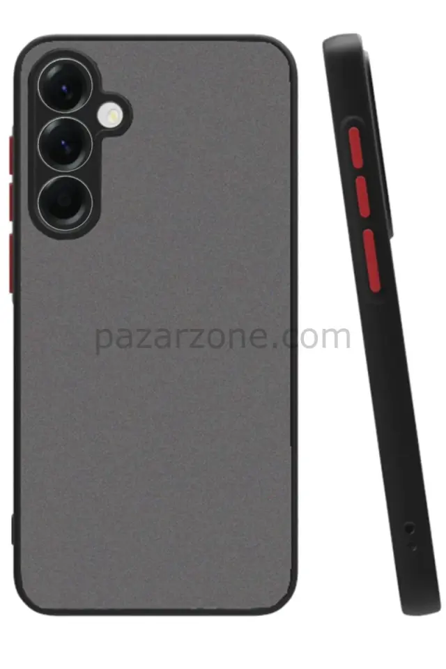 Newface Samsung Galaxy A26 Kılıf Montreal Silikon Kapak - Siyah