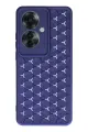 Newface Oppo Reno 11F Kılıf Petek Silikon Kapak - Lacivert
