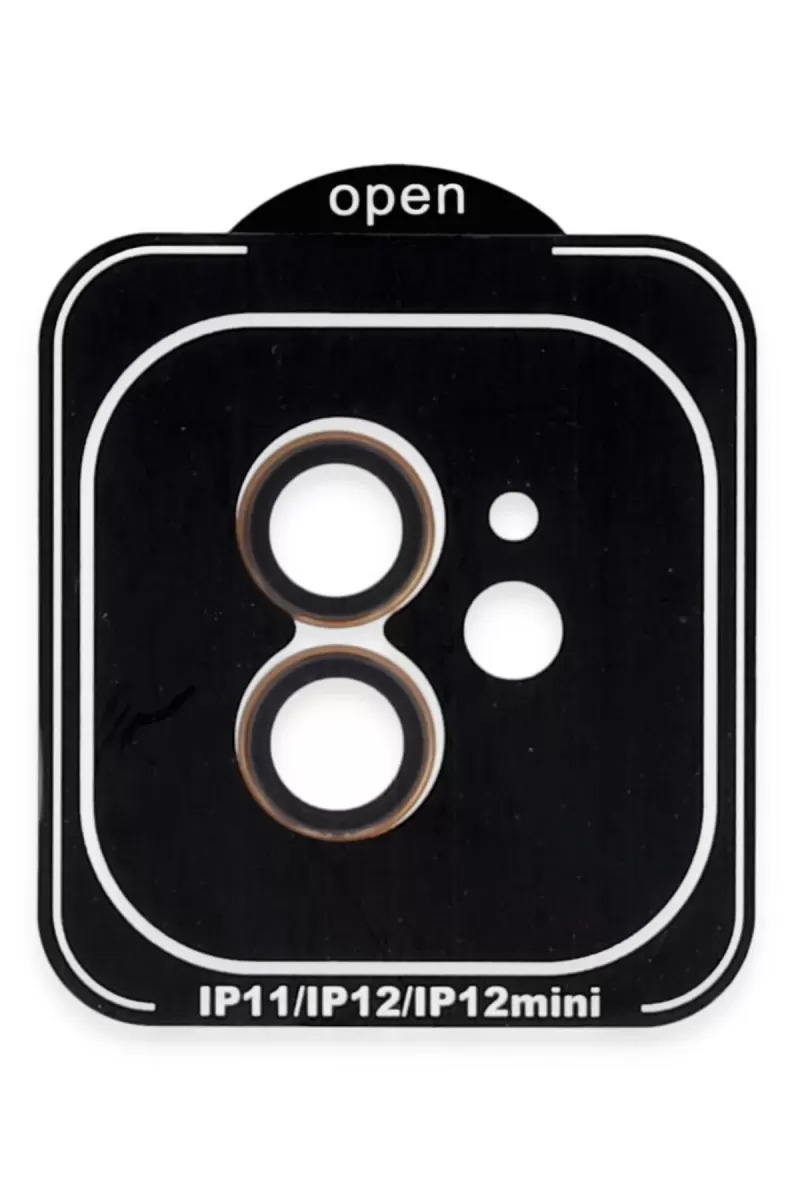 Joko Apple iPhone 11 PVD Metal Kamera Lens - Turuncu
