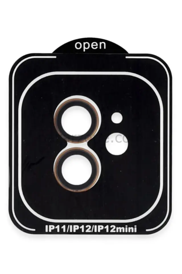 Joko Apple iPhone 11 PVD Metal Kamera Lens - Turuncu