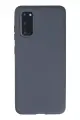 Newface Samsung Galaxy S20 Kılıf Nano içi Kadife Silikon - Gri