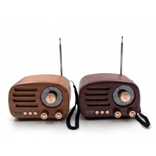 Ahşap Retro Radyo