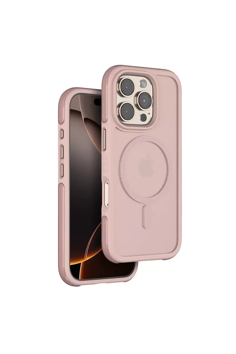 Venco Apple iPhone 16 Pro Max Orbit Magsafe Kapak - Rose Gold