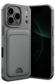 Newface Apple iPhone 17 Pro Kelvin Kartvizitli Silikon - Gri
