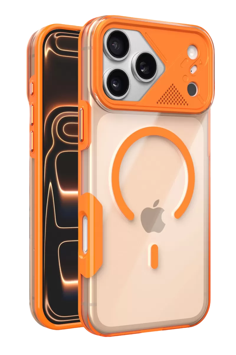 Joko Apple iPhone 17 Pro Max Zinko Magsafe Kapak - Turuncu