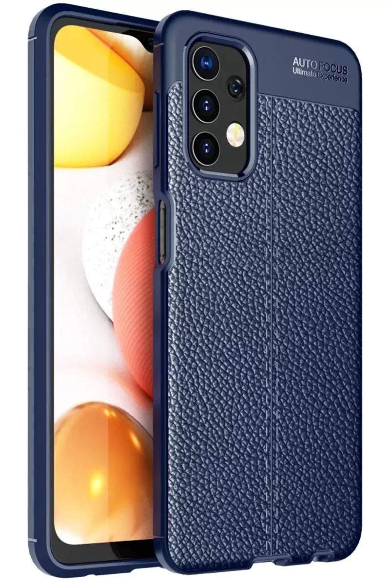 Newface Samsung Galaxy A13 4G Kılıf Auto Focus Kapak - Lacivert