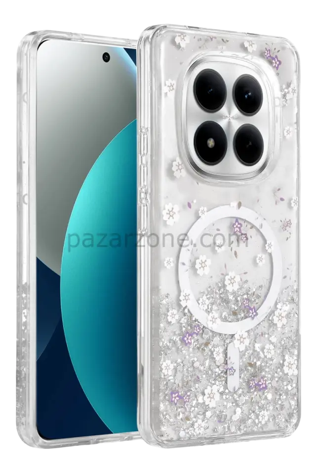 Onegif Xiaomi Redmi Note 15 Pro 5G Misk Simli Magsafe Kapak - Desen 2
