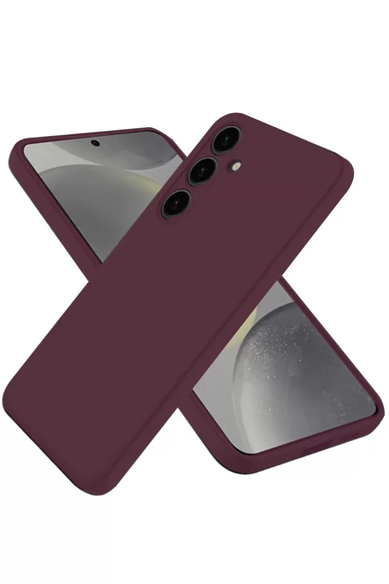 Newface Samsung Galaxy A56 Kılıf First Silikon - Mürdüm