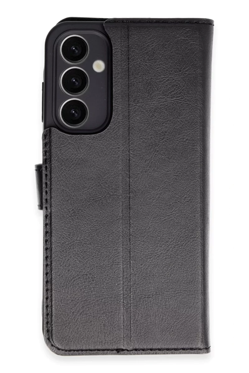 Newface Samsung Galaxy A25 5G Kılıf Trend S Plus Kapaklı Kılıf - Siyah