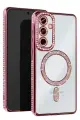 Newface Samsung Galaxy S25 Edge Joke Simli Magneticsafe Kılıf - Pembe