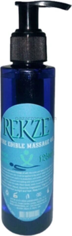 Rekze Erkeklere ve Kadınlara Özel Sade Yenilebilir Masaj Yağı Pure Edible Massage Oil 125ML