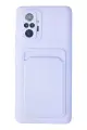 Newface Xiaomi Redmi Note 10 Pro Kılıf Kelvin Kartvizitli Silikon - Lila