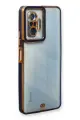 Newface Xiaomi Redmi Note 10 Pro Kılıf Liva Lens Silikon - Mavi