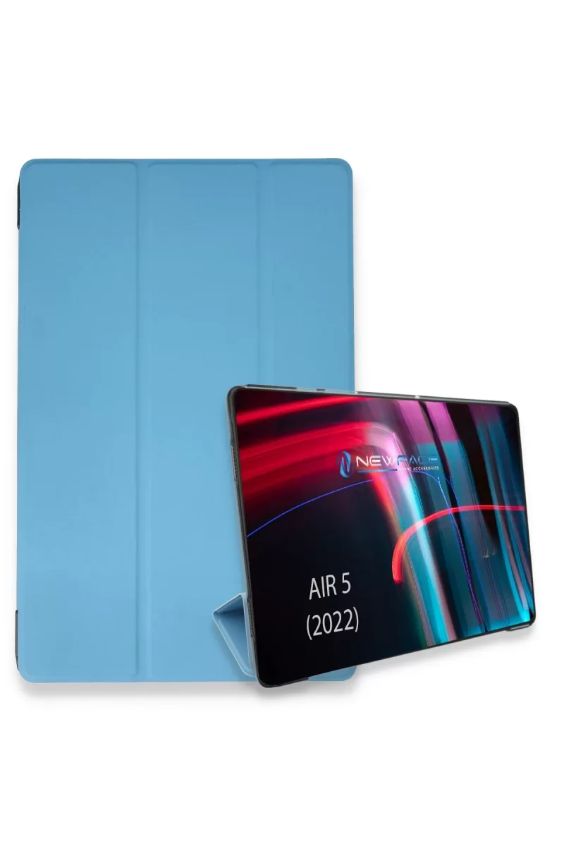 Newface Apple iPad Air 5 (2022) Kılıf Tablet Smart Kılıf - Mavi