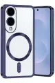 Newface Samsung Galaxy S25 Edge Kross Magneticsafe Kapak - Lacivert