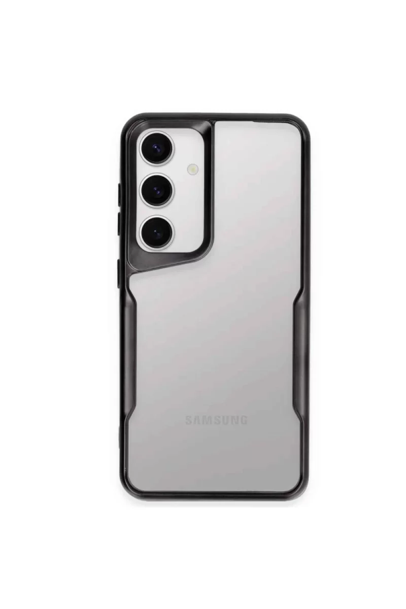 Newface Samsung Galaxy A55 5G Kılıf Boyi Silikon Kapak - Siyah