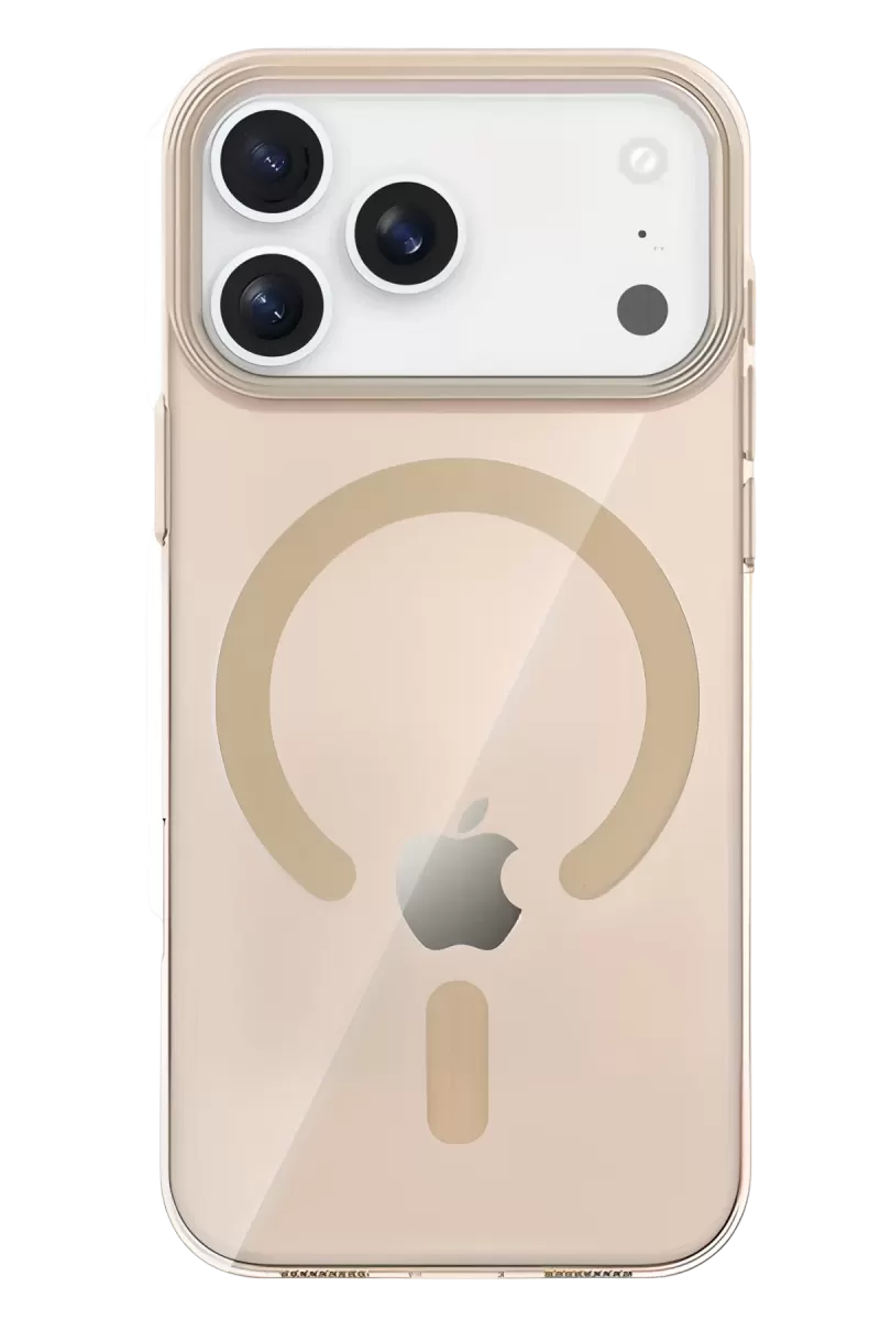 Joko Apple iPhone 17 Pro PC Blank Magsafe Kapak - Çöl Titanyum