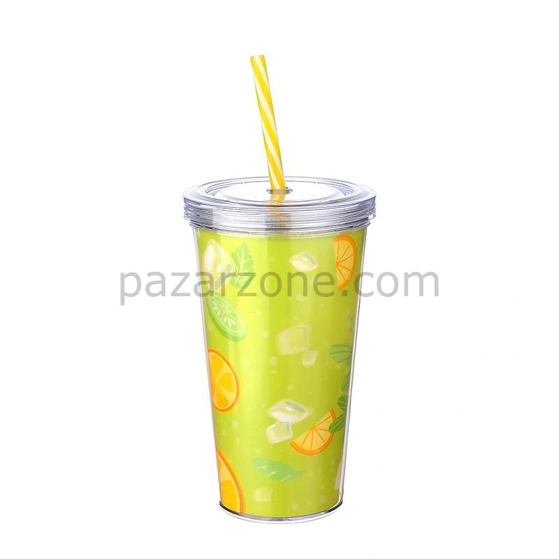 Cool Lime Bardağı - Limeshake Bardak 600 Ml