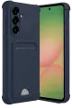 Newface Samsung Galaxy A56 Kılıf Kelvin Kartvizitli Silikon - Lacivert