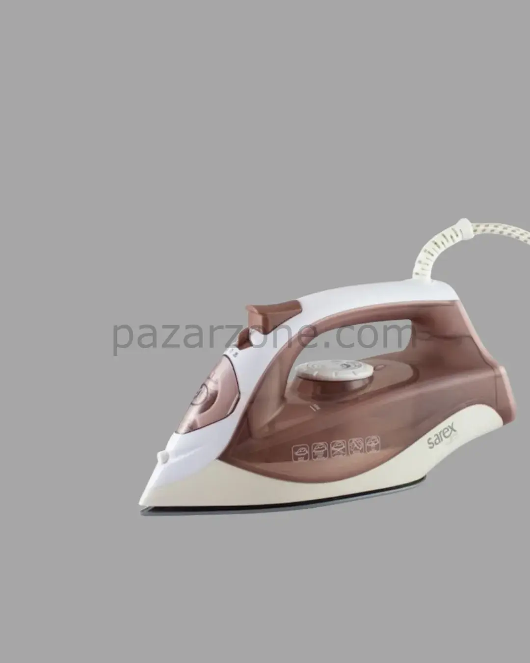 Buharlı Ütü 2200W Kireç Önleyici Self Clean Damlatmaz Kahverengi
