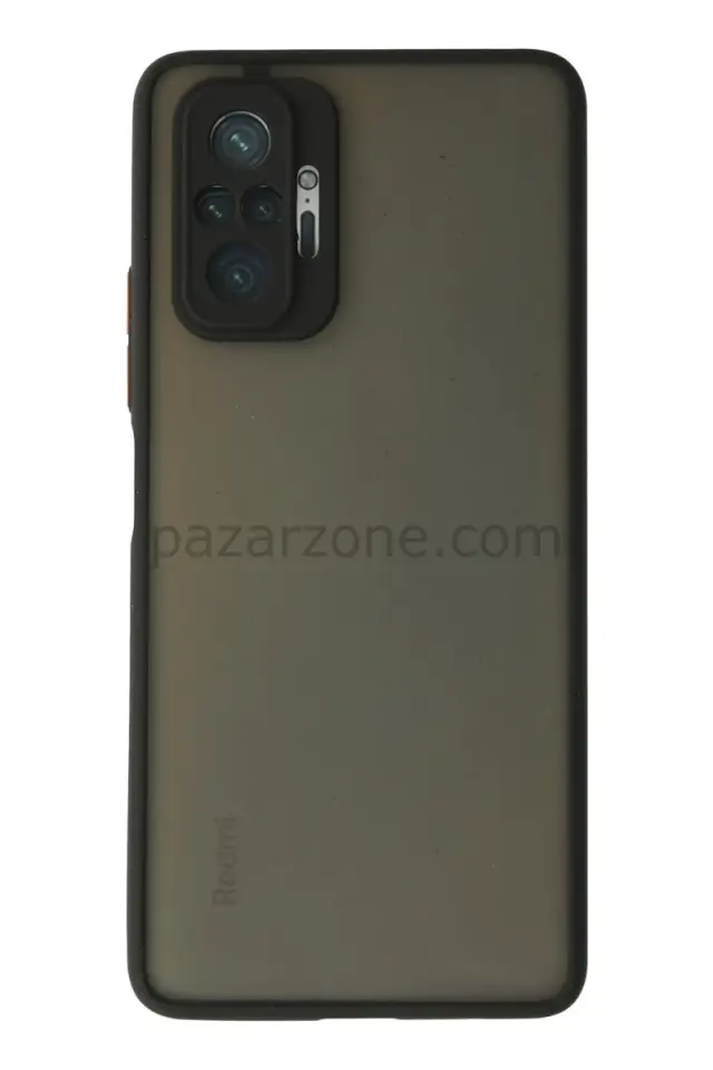 Newface Xiaomi Redmi Note 10 Pro Kılıf Montreal Silikon Kapak - Siyah