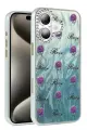 Newface Apple iPhone 16 Kılıf Blade Aynalı Desenli Kapak - Desen 9