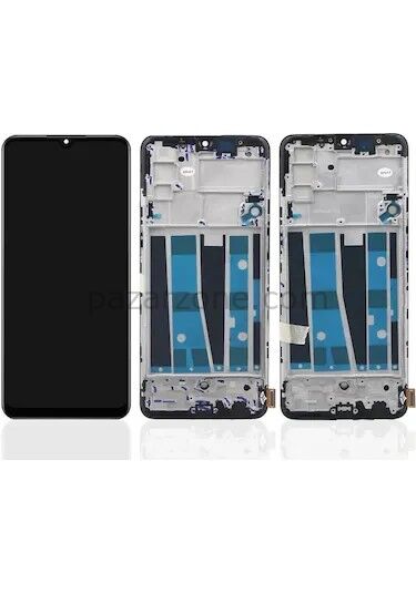RENO 3  Ekran Ekran Çıtalı OLED (Siyah)