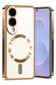 Newface Samsung Galaxy S25 Edge Kross Magneticsafe Kapak - Çöl Titanyum