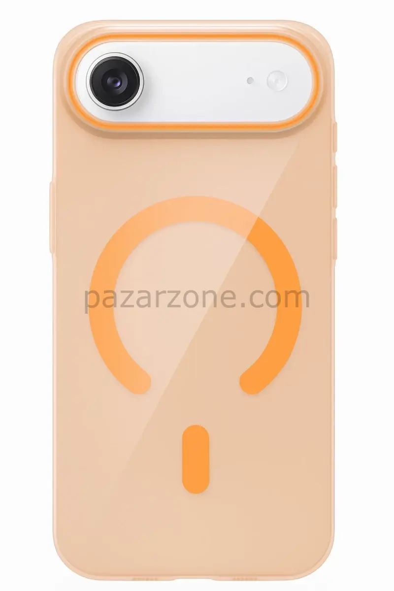 Joko Apple iPhone 17 Air PC Blank Magsafe Kapak - Turuncu